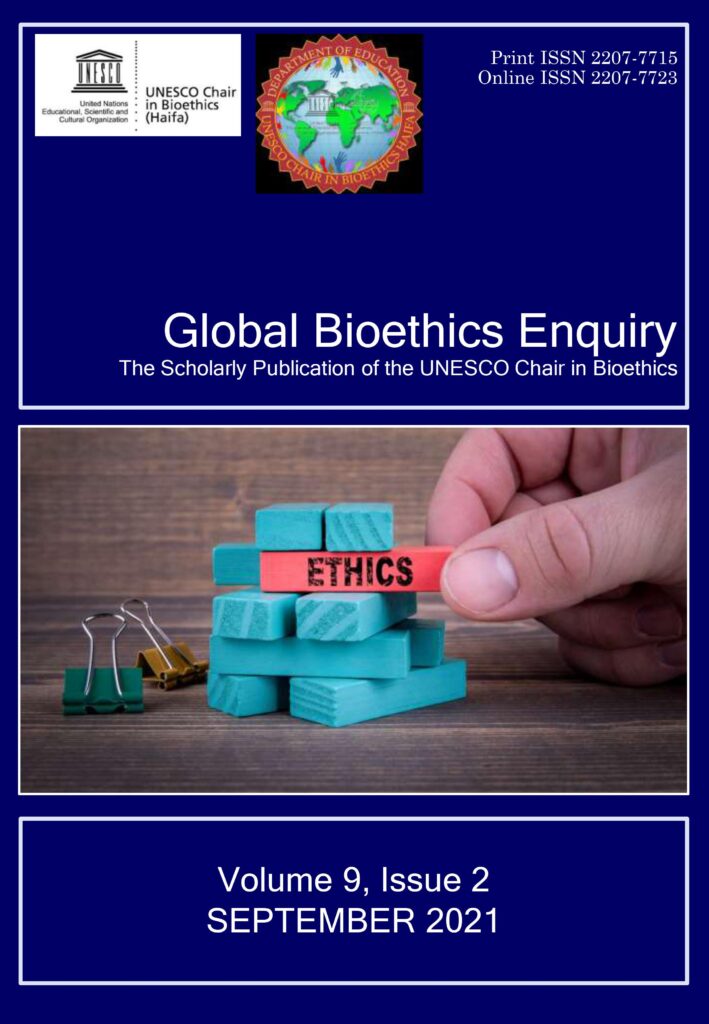 Global Bioethics Enquiry Cover